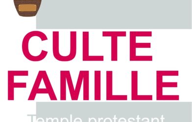 Culte famille au temple protestant